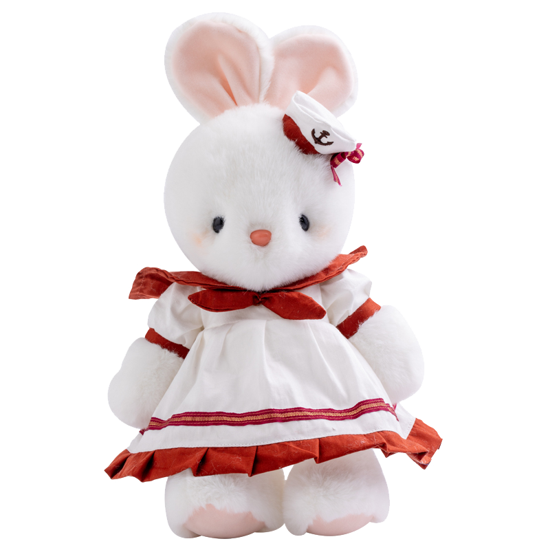 2025 New rabbit plush toy, a cute birthday gift for boys and girls' bedrooms, 40cm plush toy Item Picture