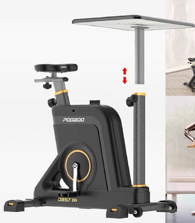 Factory direct sales gym office exercise bike D857 magnetic control exercise bike Yiwu wholesale Specification drawing
