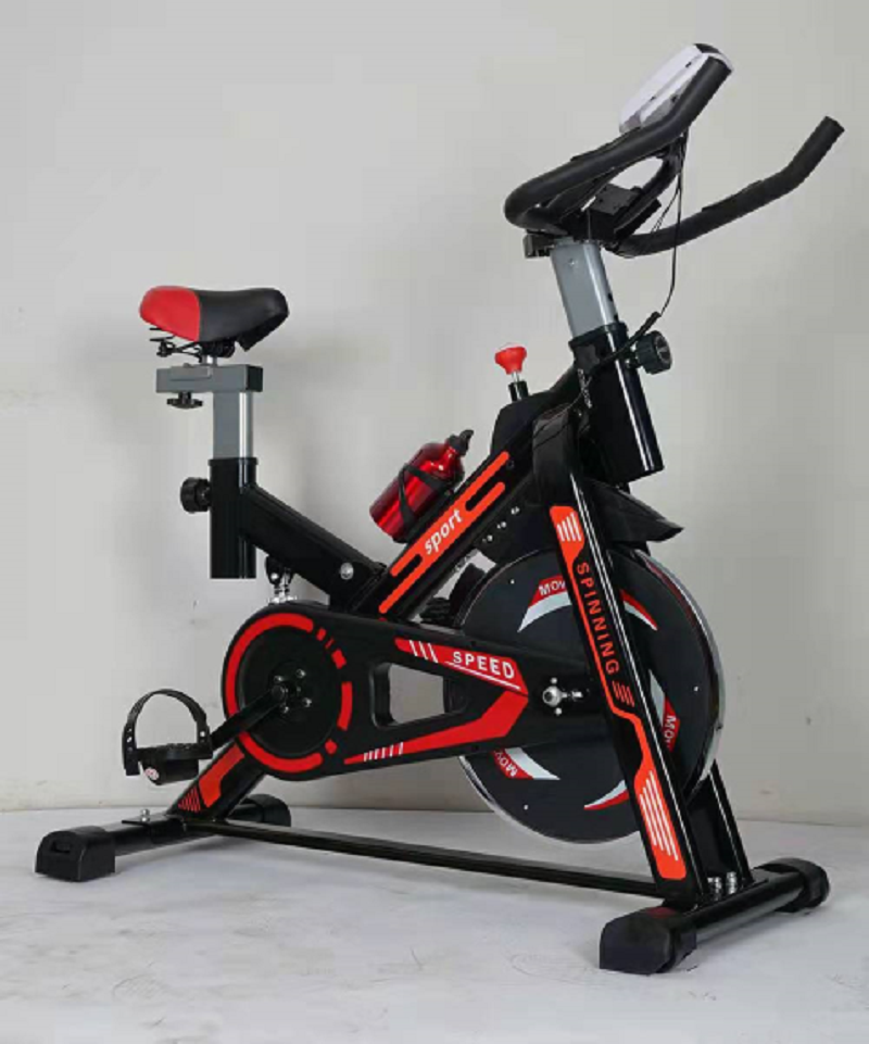 Factory direct sales gym with heart rate with kettle mobile phone stand spinning exercise bike exercise bike KLB-118A Yiwu wholesale details Picture