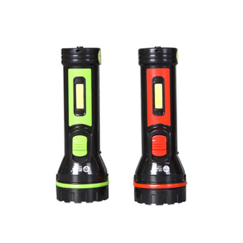 Manufacturers Wholesale With Side Lights Led Flashlight Strong Rechargeable Home Durable Self-Defense Long Range Outdoor Lighting Item Picture
