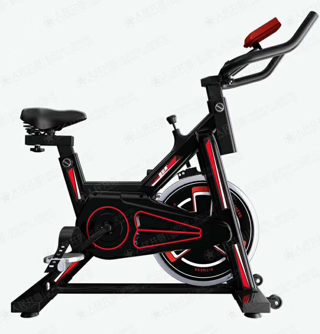 Factory direct sales gym with handframe spinning bike exercise bike KLB-S116B Yiwu wholesale Specification drawing