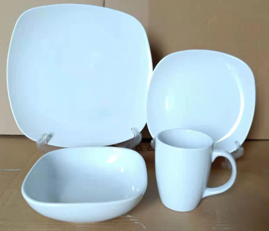 Square 16 Head Color Glaze Tableware In The Season New Manufacturers Direct Spot Supply Can Be Wholesale And Retail details Picture