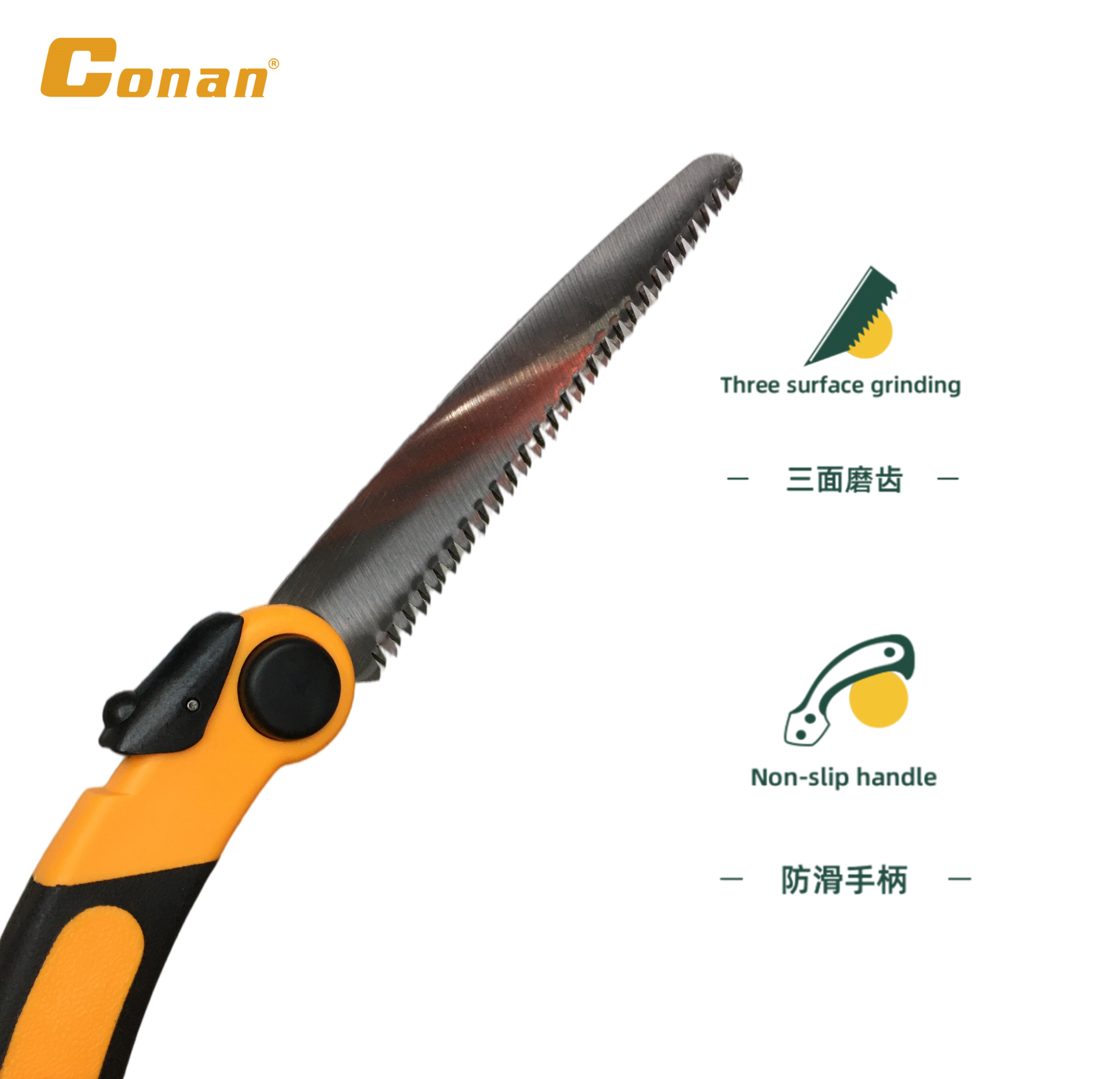 腰锯折叠锯子园林手锯木工手工锯五金工具配件详情3