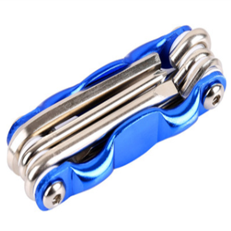 Bg-9885 six-fit one tool bicycle repair tool wrench 4mm hex 5mm hex cross wrench *2 one word wrench *2