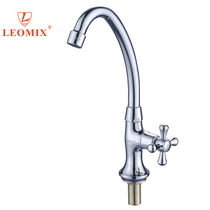 Polished Single Handle Long Neck Grifo de Cocina de Fregadero Copper Kitchen Faucet