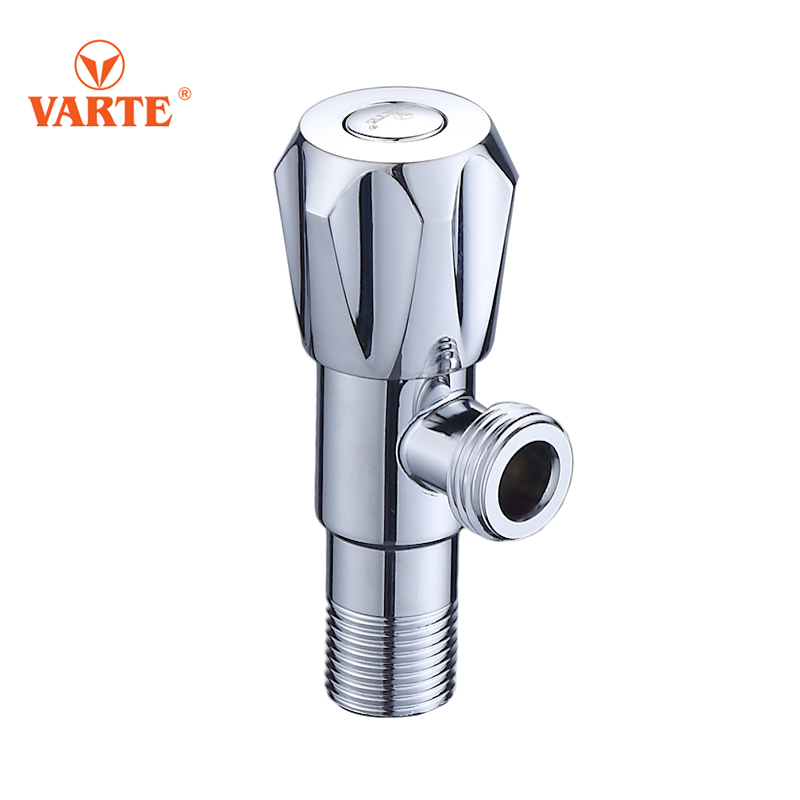 1/2" Chrome Plated Brass Stainless Steel Angle Valve thumbnail