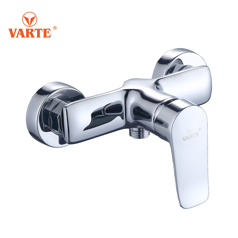 Single Handle Bathroom Brass Square Body Shower Mixer Tap Faucet
