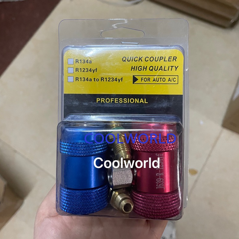 J639-R-1234yf refrigeration quick connector, high and low pressure adjustable automotive air conditioning quick connector pic 1