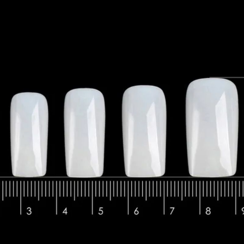 Salon nails, artificial nails, wearable nails, extended nails, transparent natural white nail nails, 100 pieces, 120 pieces, exclusive for export