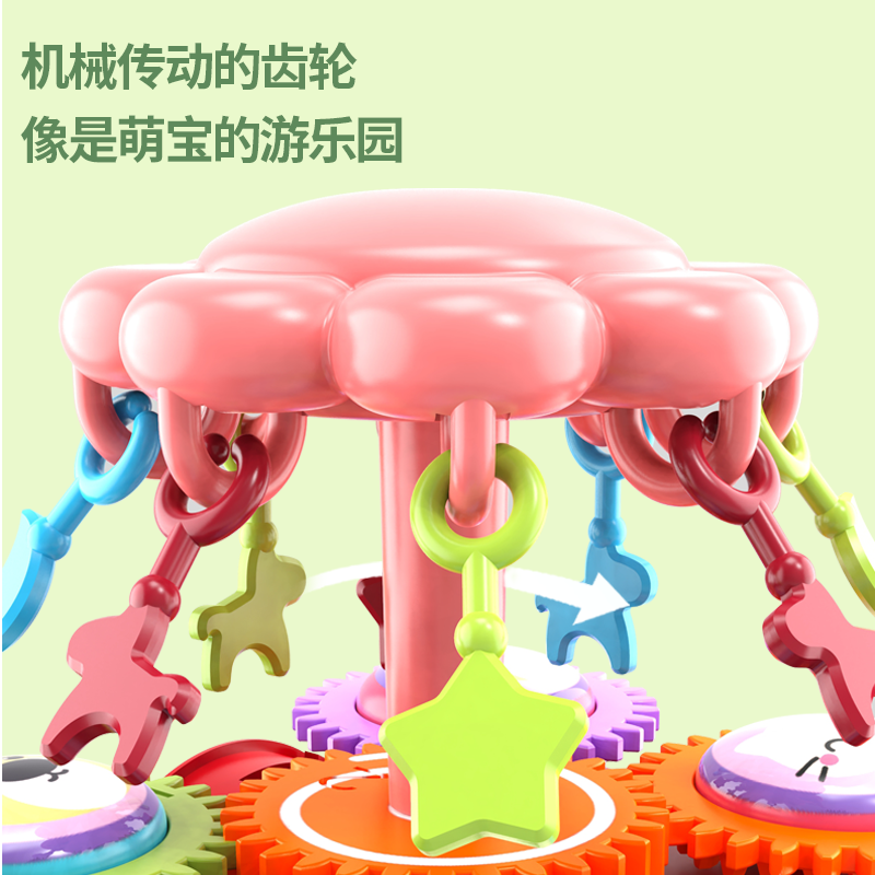 Collection Star Children's Cartoon Transparent Gear Inertia Car Source Factory Wholesale Display Box Night Market Stall Toys details Picture