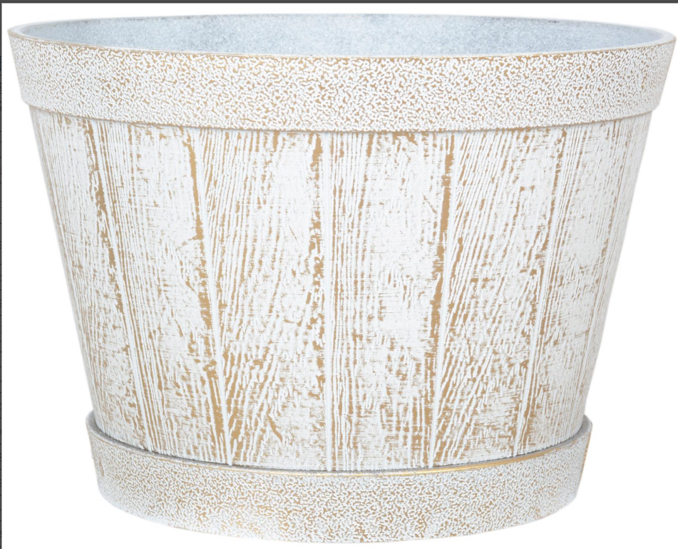 mt-01 white paint flowerpot without chassis full figure