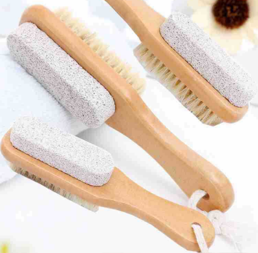 Foot grinding stone brush pumice stone brush