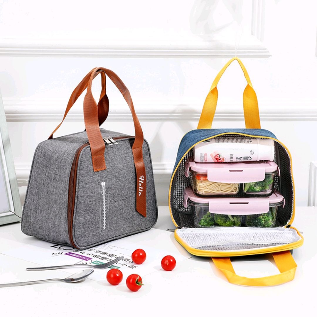 2022 New Thermal Bento Bag Students Carry Lunch Bag Japanese Bento Bag Thermal Bag Lunch Box Bag Specification drawing