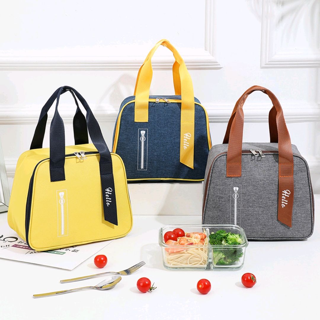 2022 New Thermal Bento Bag Students Carry Lunch Bag Japanese Bento Bag Thermal Bag Lunch Box Bag details Picture
