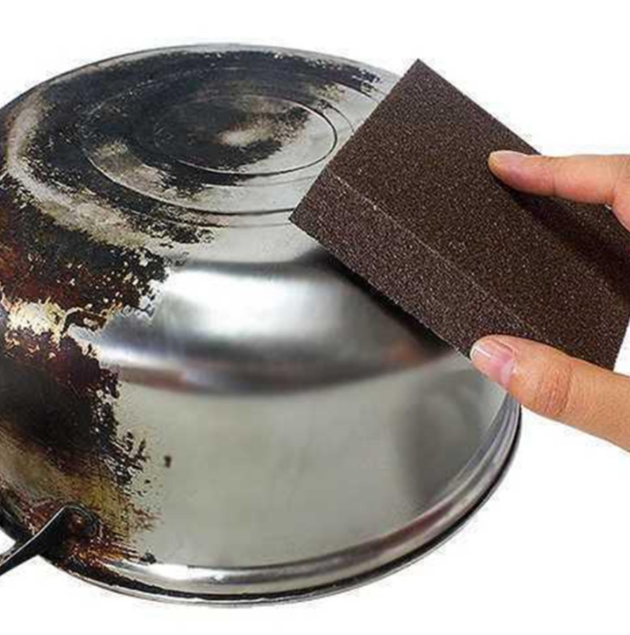 4 sides emery sponge rub