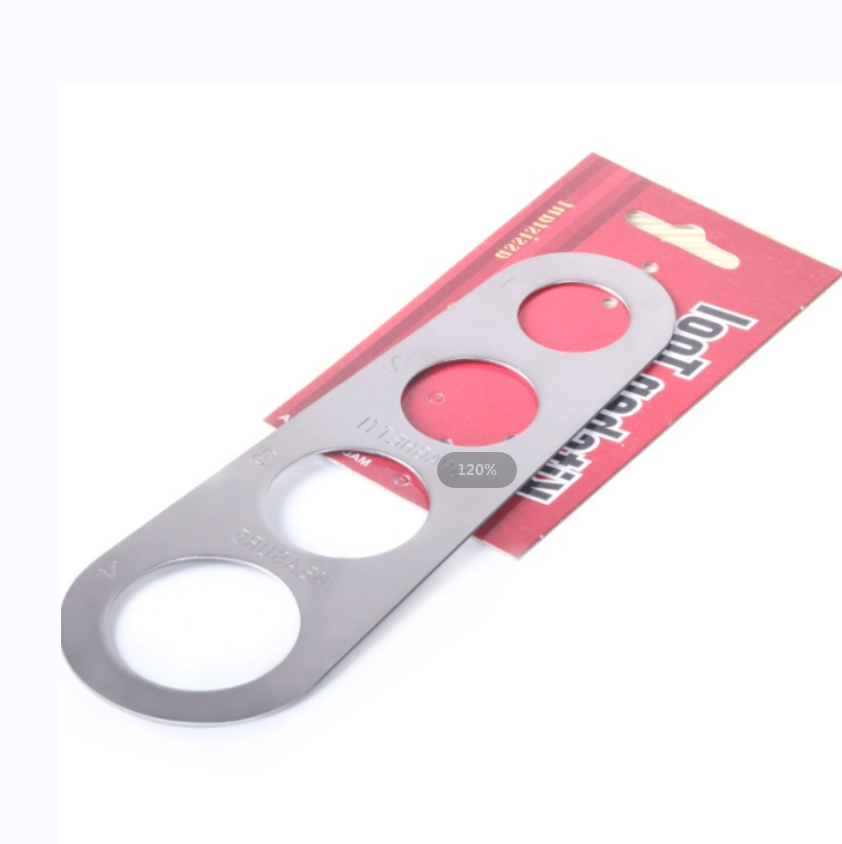 Stainless steel face gauge
