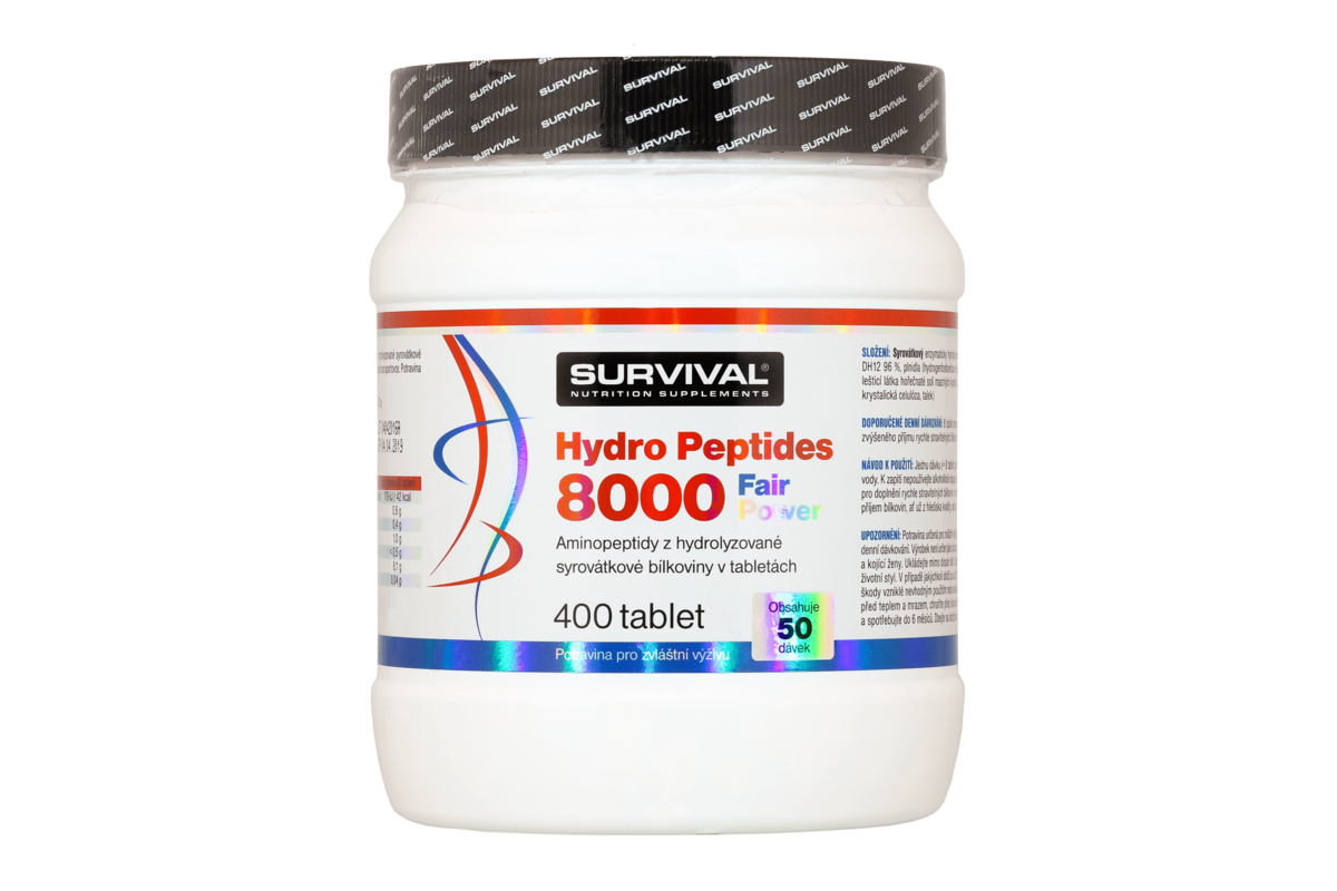 捷克进口Survival Hydro Peptides 8000 氨基酸含片400片