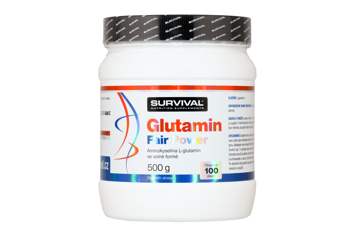 捷克进口Survival游离氨基酸之谷氨酰胺粉500g