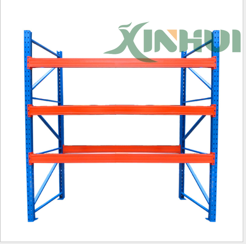 中型仓储货架/仓库储物架/金属货架白底实物图