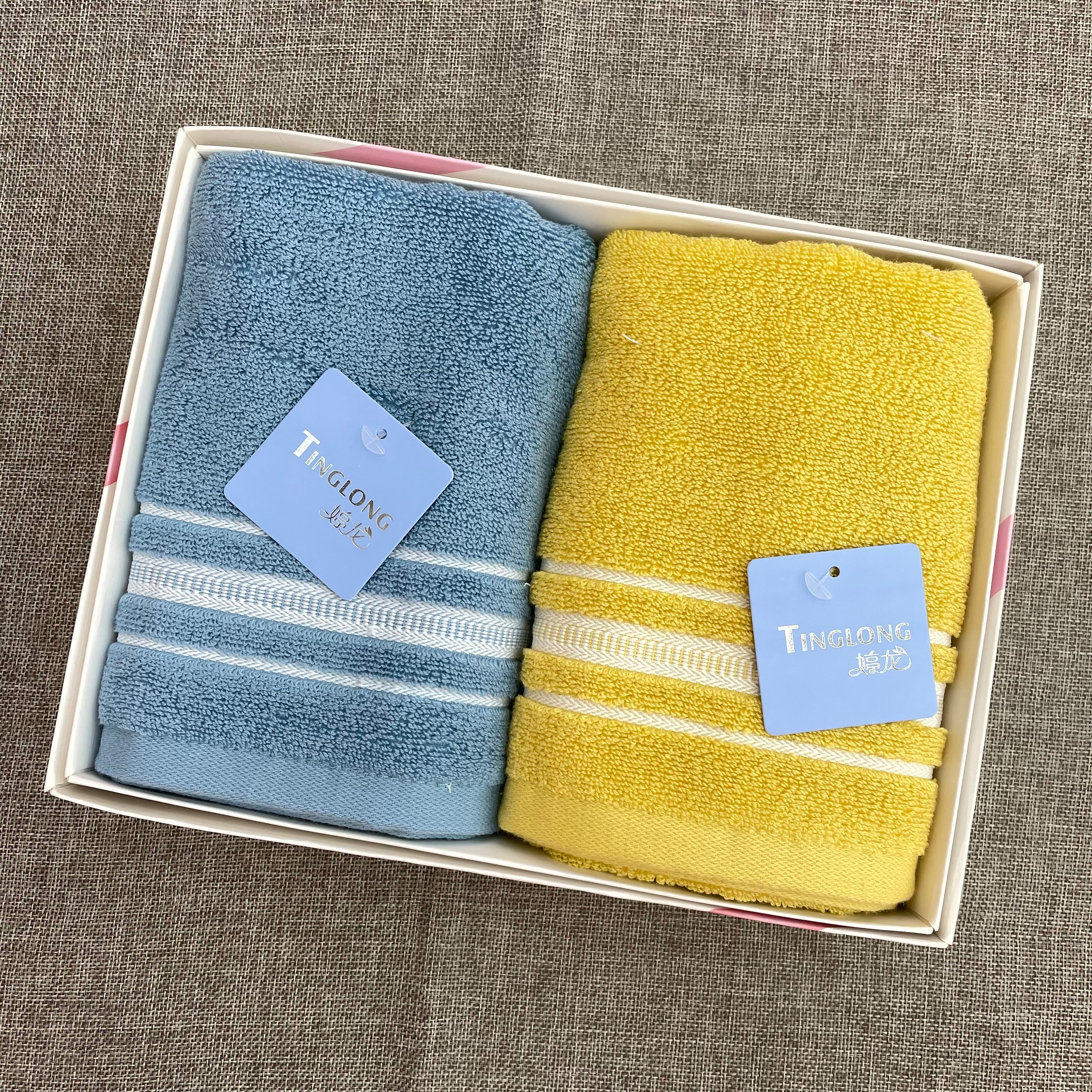 Tinglong Factory direct sales of high-end candy-colored towels and pure cotton adult towels pic 4