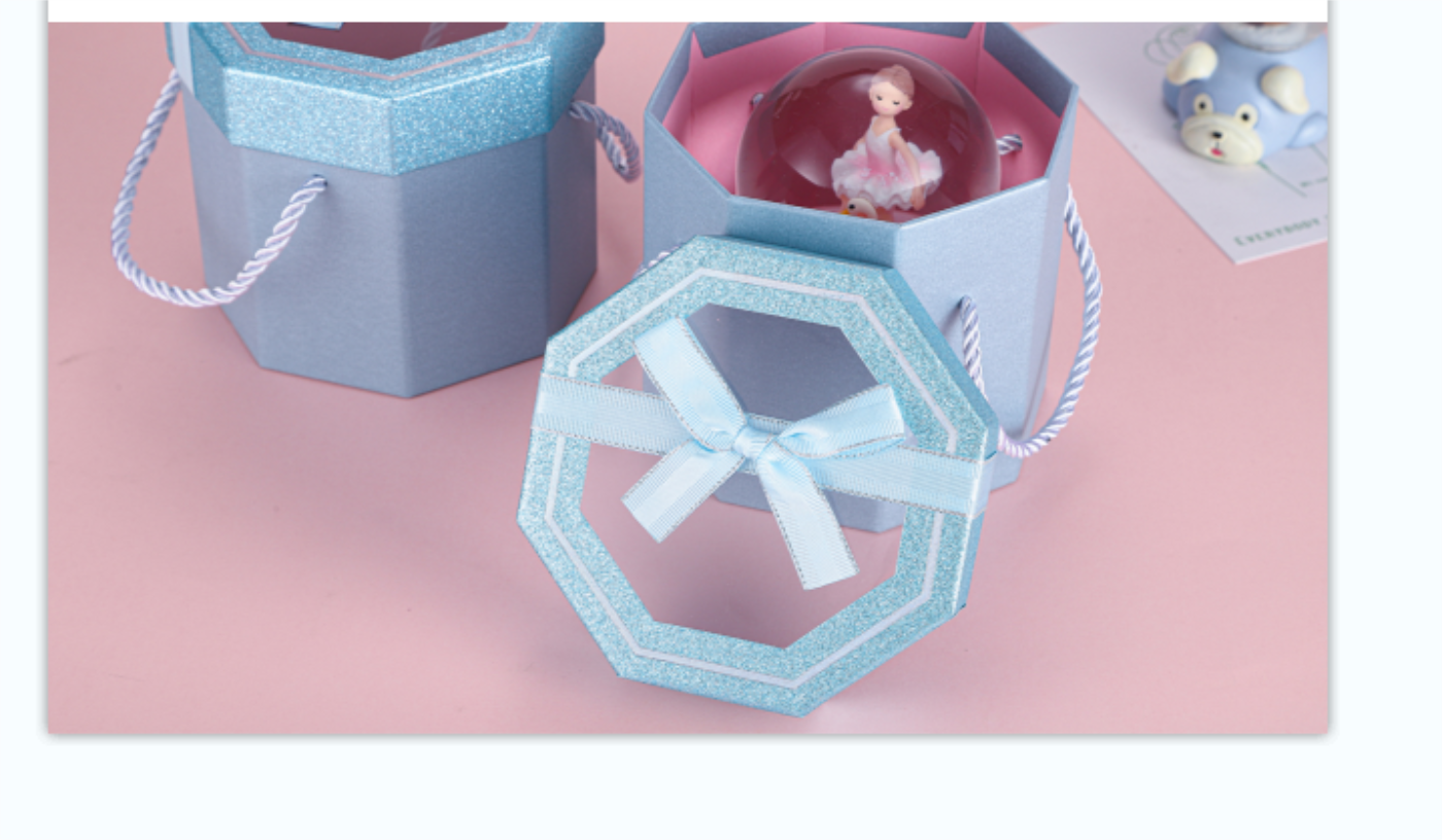 Wena Hollow Octagon Candy Box Gift Box Gift Box With Hand Gift Box Application Scenario