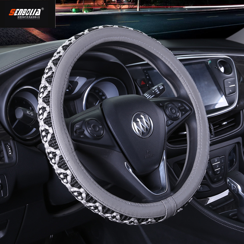 Senbola-fxp-12 cubierta de volante de coche cuatro estaciones cubierta de volante de coche universal venta directa de fábrica bienvenido a la investigación y suministros de interiores de automóviles personalizados Application Scenario
