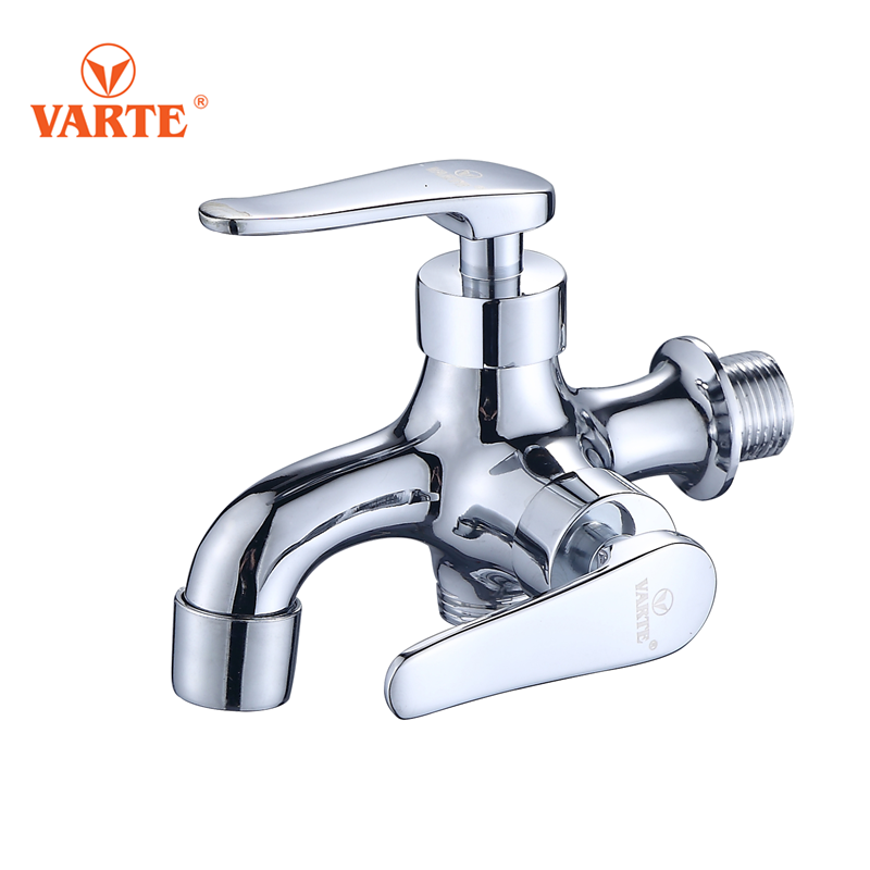 Multifunctional two -handle copper zinc dialist copper fast opening valve core single cold faucet