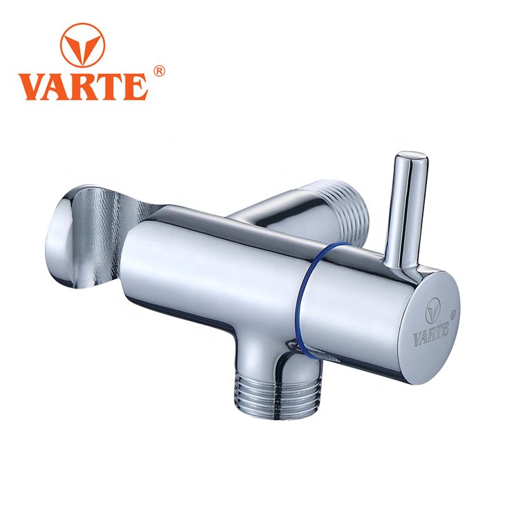 full brass electroplating surface polishing angle valve shower bracket Bathroom accessories