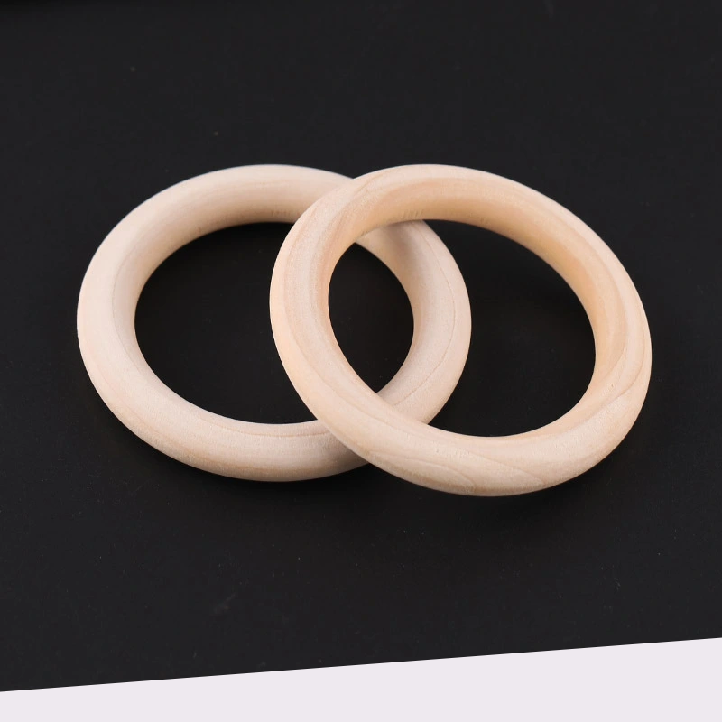 1DIY accessories material Decorative wood wood ring pendant wood decorative wood ring decorative wood ring wood ring