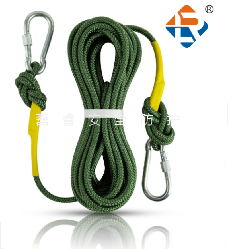 高空作业安全绳 攀岩绳登山绳保险绳索静力绳 野外攀爬速降救生救援装备用品详情图1
