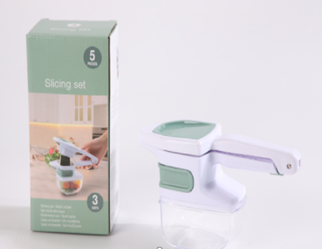 Hand pinch vegetable cutter