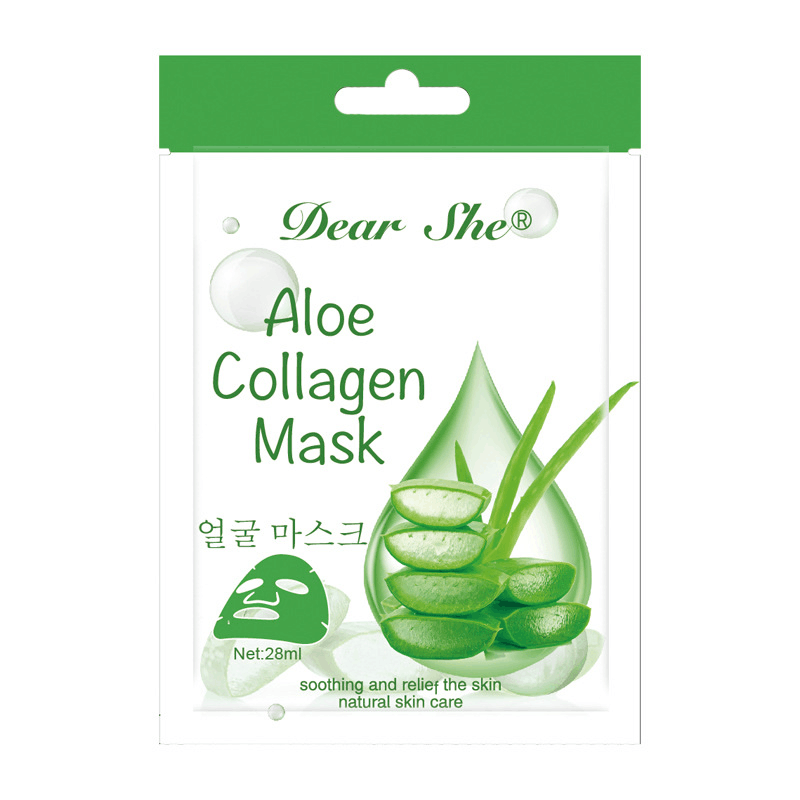 DEAR SHE Aloe Fresh Extract Mask Hydrating, Moisturizing and Nourishing Skin Mask Wholesale Foreign Trade Wholesale Application Scenario