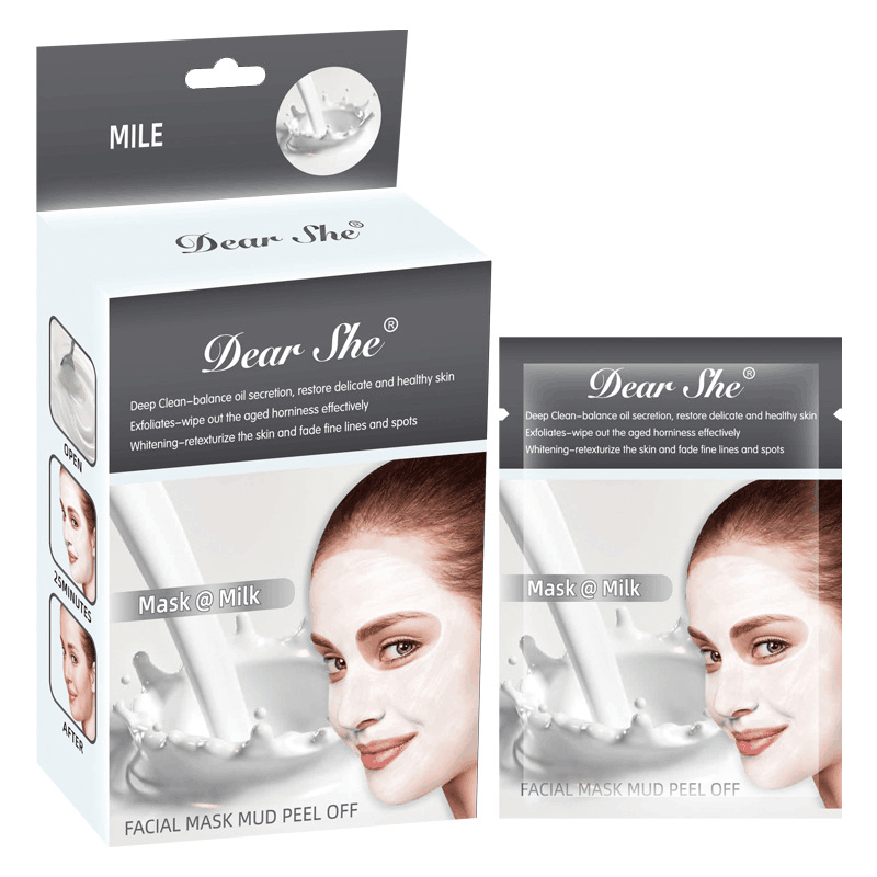 Dear She Cross-border Milk Blackhead and Acne Mask, Blackhead Removal Nasal Mask, Blackhead Removal Peel-off Mask Specification drawing