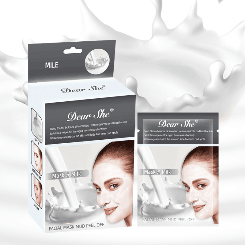 Dear She Cross-border Milk Blackhead and Acne Mask, Blackhead Removal Nasal Mask, Blackhead Removal Peel-off Mask full figure