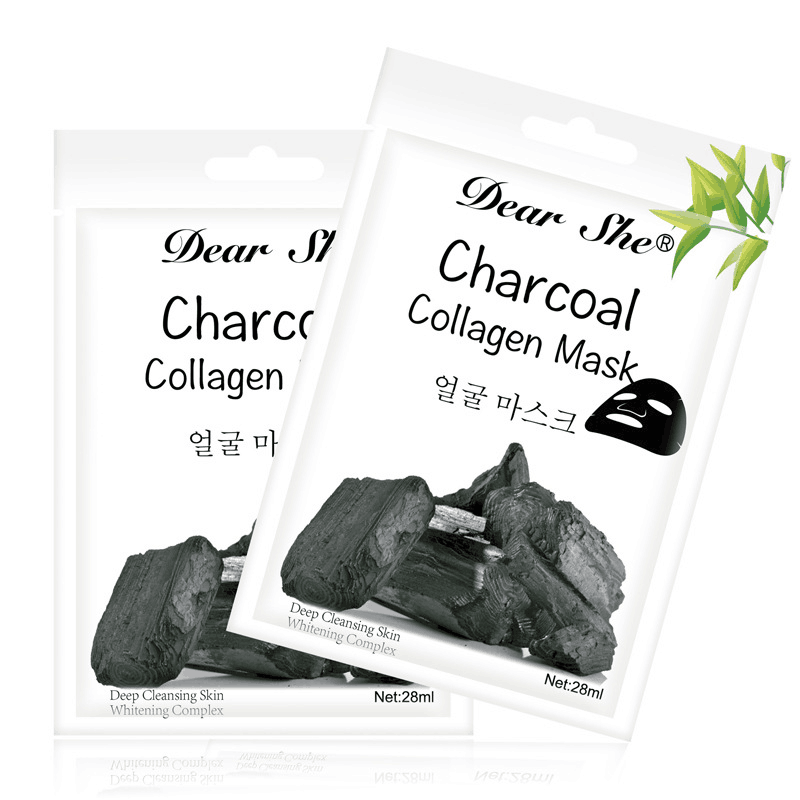 Cross-border DEAR SHE Bamboo Charcoal Silk Mask Wholesale manufacturer exclusively available on Amazon, AliExpress and Shopee Specification drawing