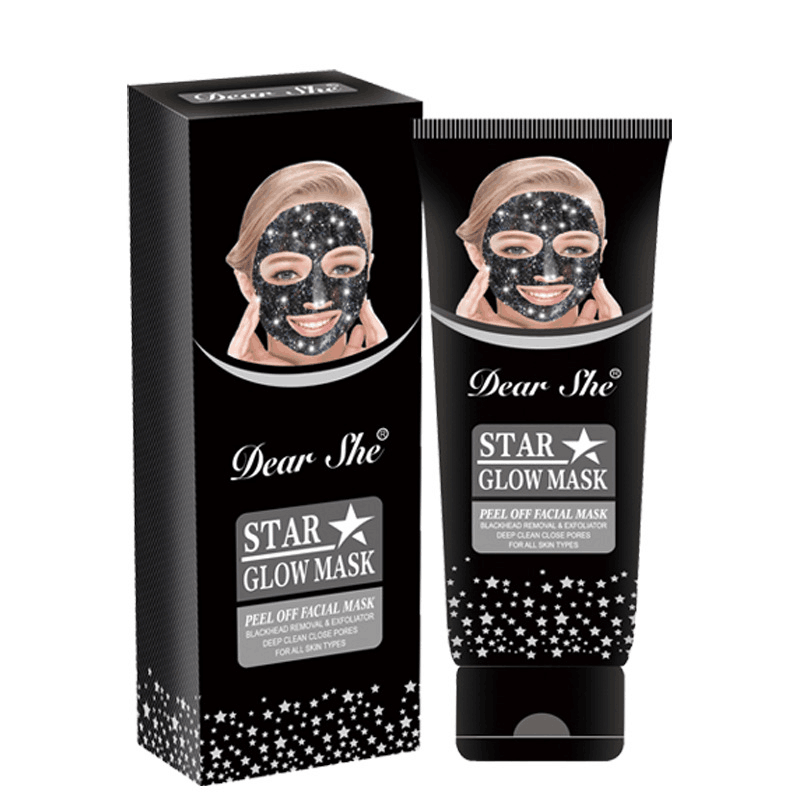 Dear She Starry Sky Mask Peel-off to remove blackheads and acne, clean and absorb dirt, shrink pores, and hydrate both men and women details Picture