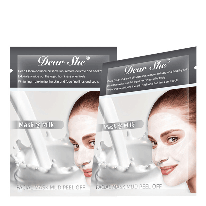Dear She Cross-border Milk Blackhead and Acne Mask, Blackhead Removal Nasal Mask, Blackhead Removal Peel-off Mask Application Scenario