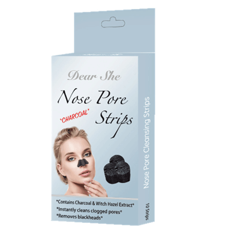 Dear she Bamboo Charcoal Blackhead Removal Nasal Patch, Blackhead Removal, Bamboo charcoal Pore Gentle peeling nasal mask to remove blackheads details Picture