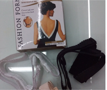 Bra back invisible straps
