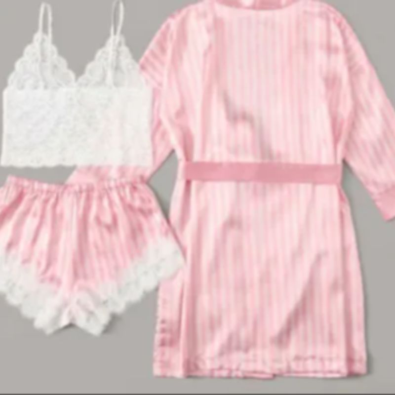 Wholesale of European and American export sex underwear, lace sexy halter, see-through pajamas and pajama pants, sexy sex underwear sets details Picture