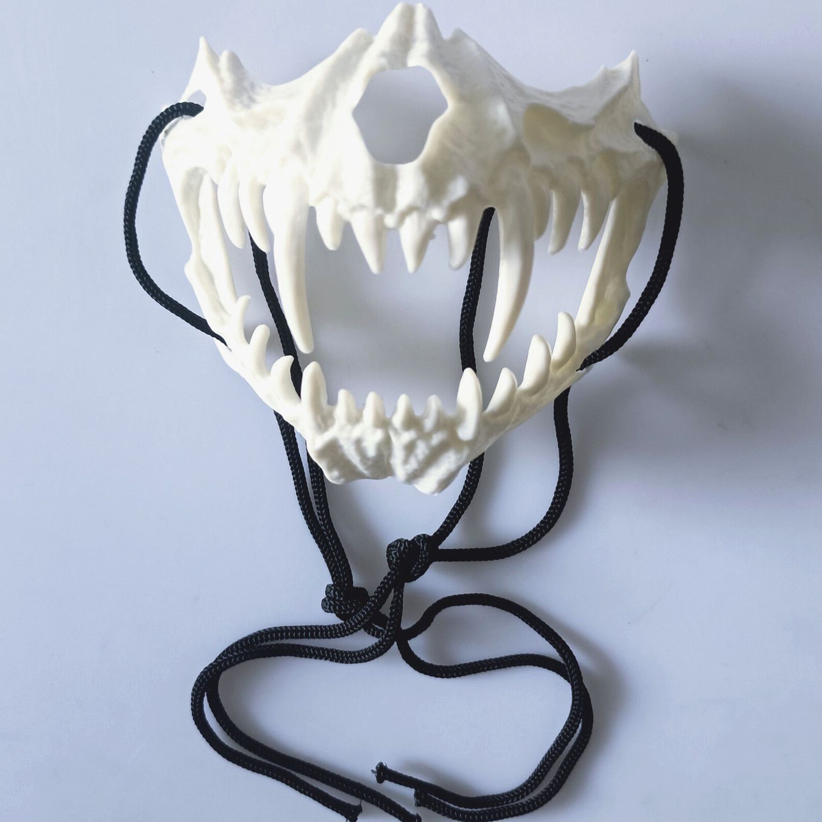Ghost teeth mask Halloween scary face mask haunted house scary props dance party Halloween costumes thumbnail