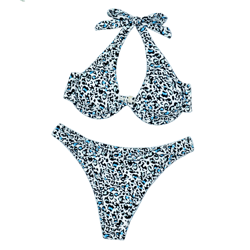 [Factory Direct Sales] New 2022 Separate Swimsuit Women Leopard Print Foreign Trade Bikini Sexy Swimsuit Cross-Border Bikini Amazon Explosion Manufacturers Wholesale Swimsuit Outside The Single Item Picture