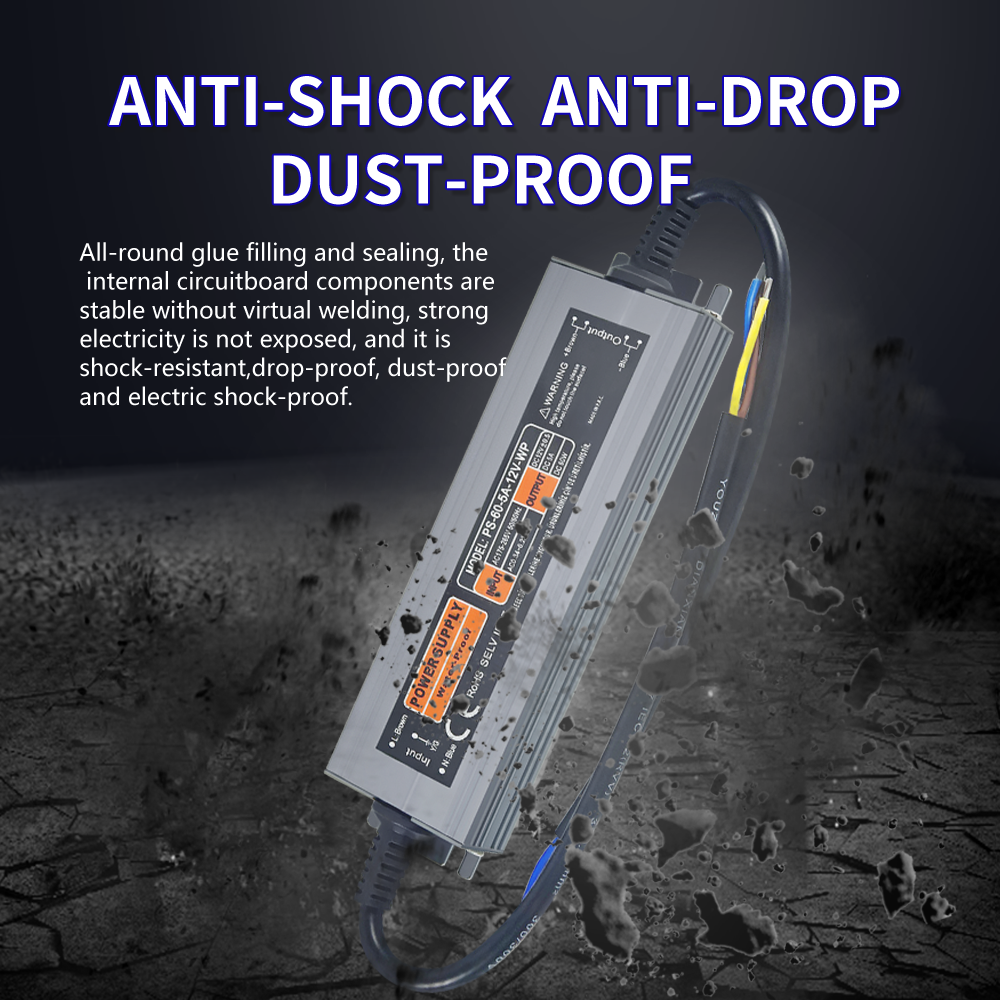 Led Lights For Outdoor Waterproof Dc 12V60wled Switching Power Supply Security/Adapter Power Supply Application Scenario