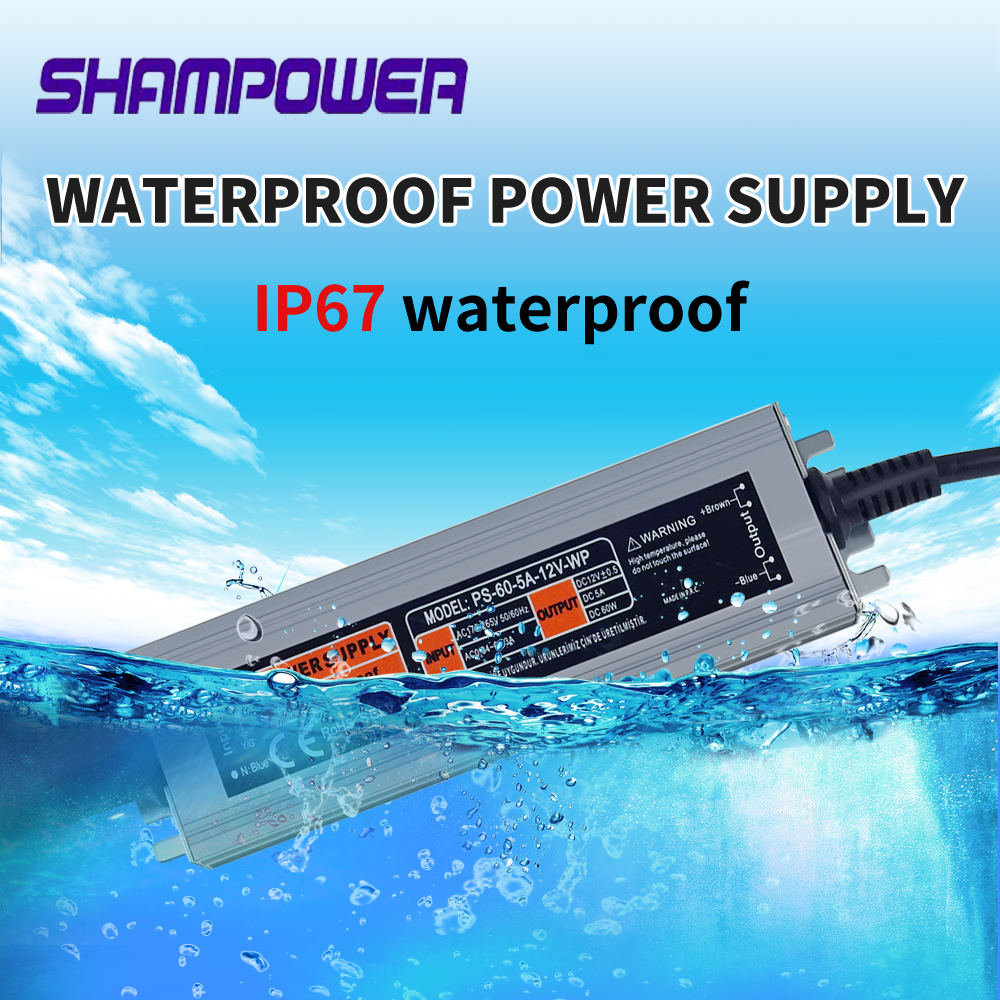 Led Lights For Outdoor Waterproof Dc 12V60wled Switching Power Supply Security/Adapter Power Supply Specification drawing