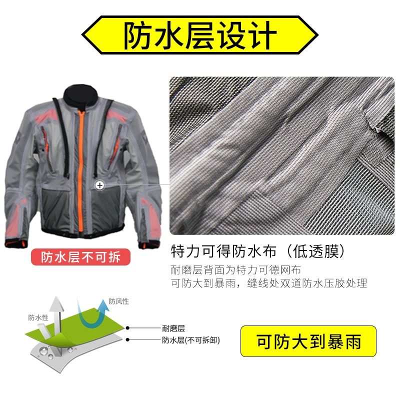 Tuareg motorcycle cycling suit Men's suit Rider's suit rally suit Racing suit motorcycle suit Specification drawing