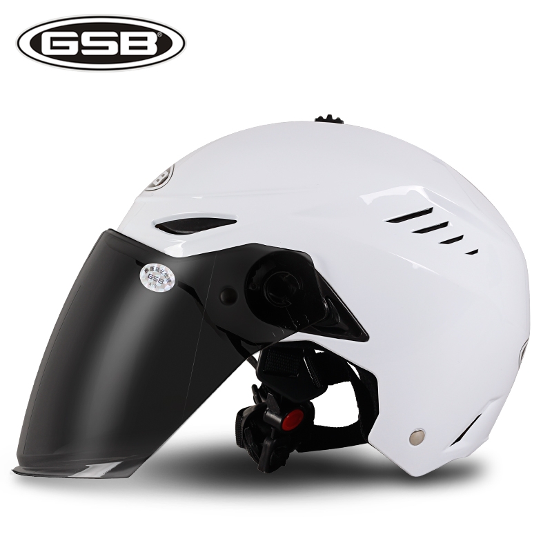 GSB motorcycle helmet summer men and women sunscreen breathable battery car helmet lightweight helmet four seasons common details Picture