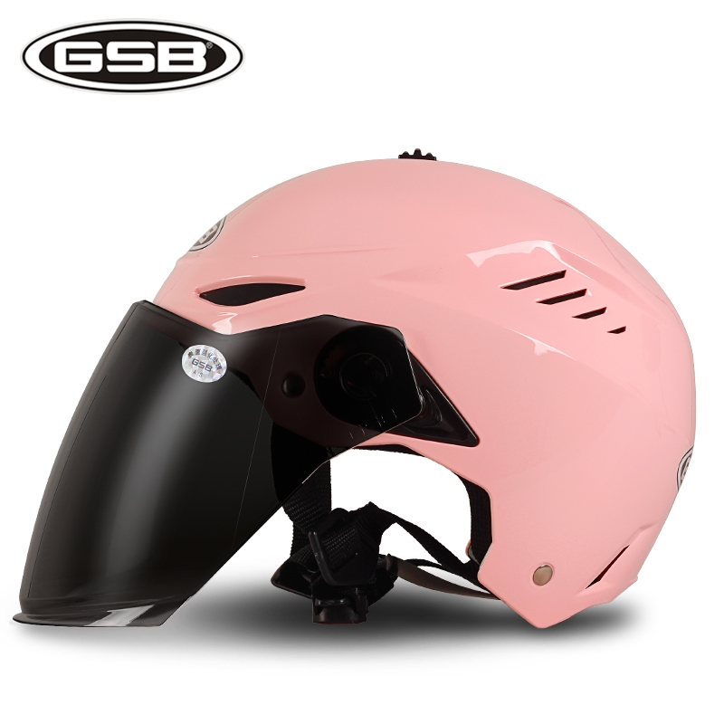 GSB motorcycle helmet summer men and women sunscreen breathable battery car helmet lightweight helmet four seasons common full figure