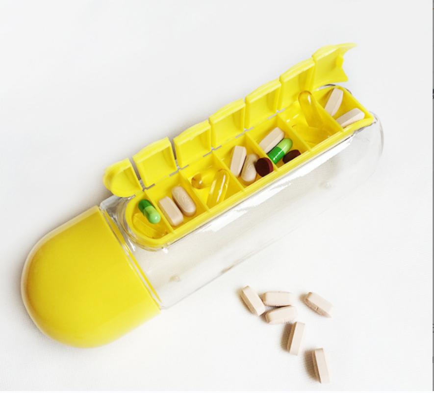 Creative capsule water bottle