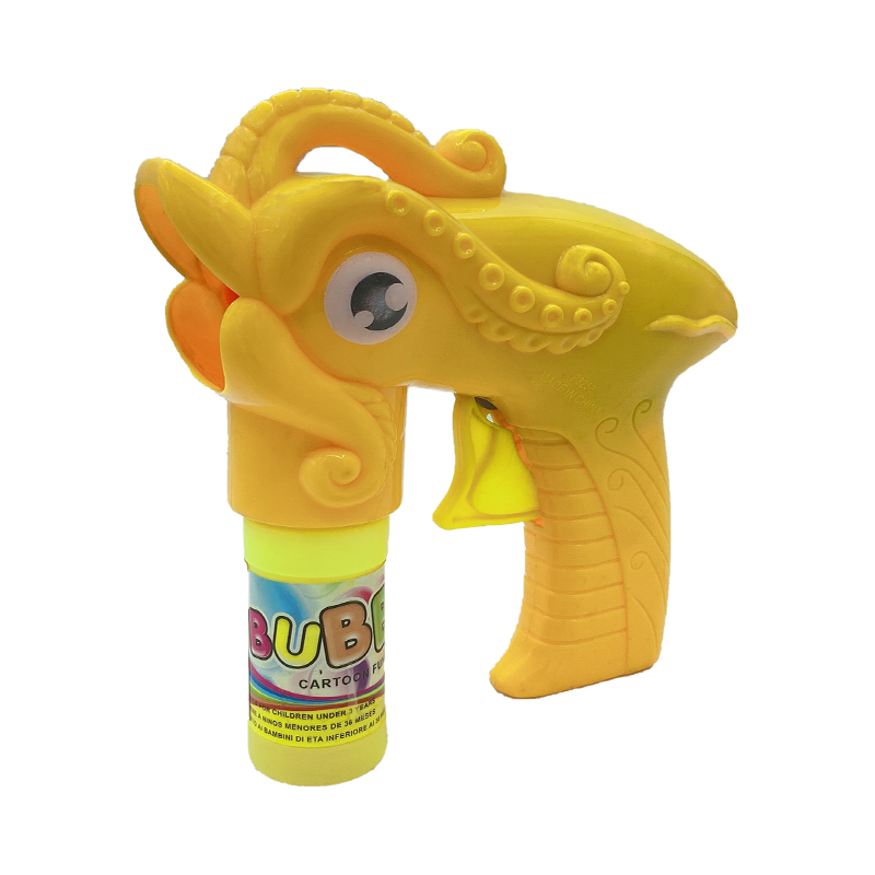 Children's outdoor interactive toys, inertial solid color octopus bubble gun, soapberry bubble liquid, safe and non-toxic, foreign trade cross-border stall night market supply manufacturer, Dongqing Toy Factory Item Picture