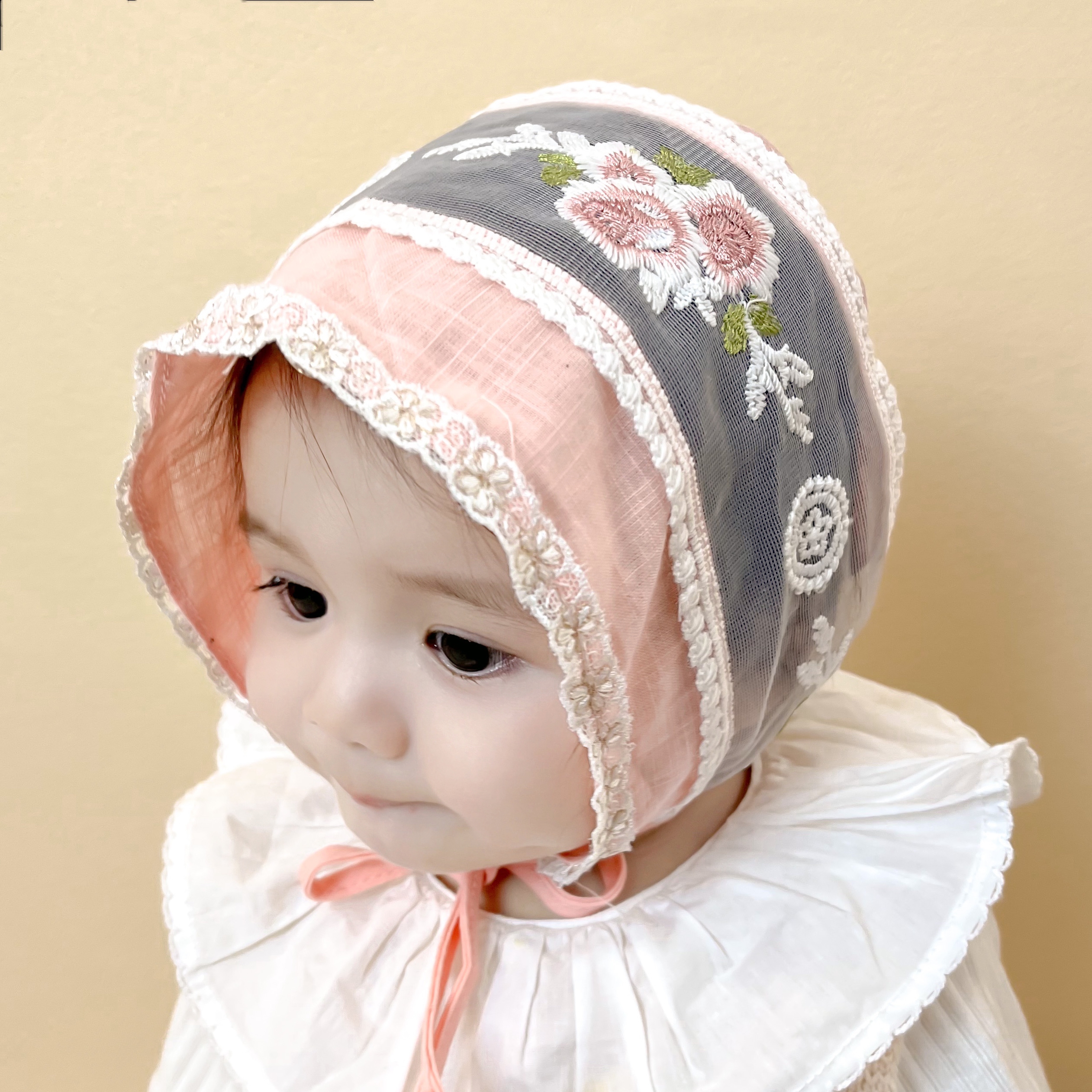 New Children's Princess Hat Flower Border Hat Big Flower Hat Travel Wholesale And Retail